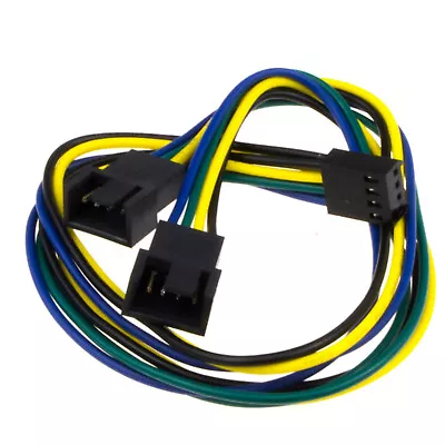 30cm PWM Fan Splitter Cable 4 Pin Plug To Twin Male 4 Pin Sockets [006339] • £3.11