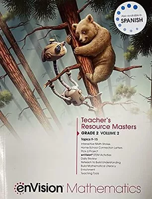 EnVision Mathematics Teacher's Resource Masters Grade 2 Volume 2 C. 2020... • $7.40