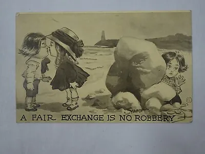 C1911 Seward Kid Series Postcard A Fair Exchange Is No Robbery Posted USA • $5.99