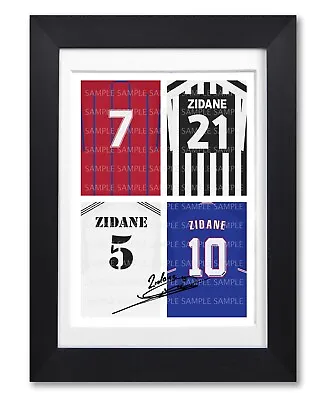 Zinedine Zidane Legend Signed Poster Print Photo Autograph Shirt Jersey Gift • $14.91