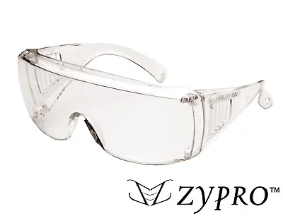 Safety Goggles Over Glasses Lab Work Eyewear Wide Protective Clear Z87 UV • $5.75