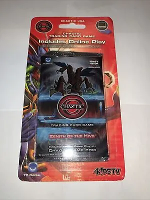 Chaotic TCG “Zenith Of The Hive” Booster Package (FACTORY SEALED) MINT CONDITION • $43.72