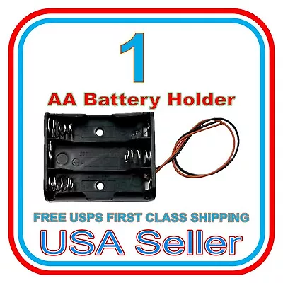 AA Battery Holder Case Box With Wire Leads For 3X Series AA Batteries 4.5V • $4.99