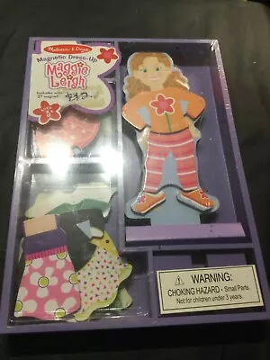 Melissa And Doug  Magnetic Dress Up Doll Maggie Leigh With Storage Tray - NEW • $4.99