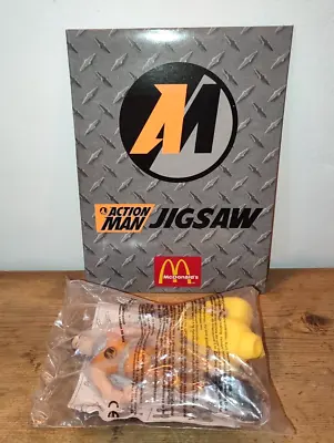 McDonalds Happy Meal Toy ~ Action Man 1999 ~ Mini Sub Rider Figure MIB + Jigsaw • £3.99