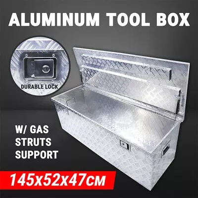 $299 • Buy Aluminium Tool Box Truck Storage W/ Lock Site Box Toolbox UTE Trailer Caravan
