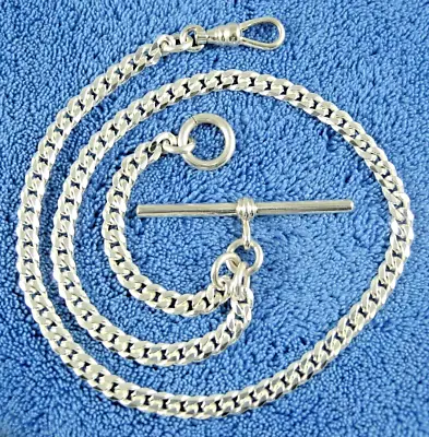 18.0 Grams New Solid Sterling Silver Vintage Art Deco Style Pocket Watch Chain • $94.95