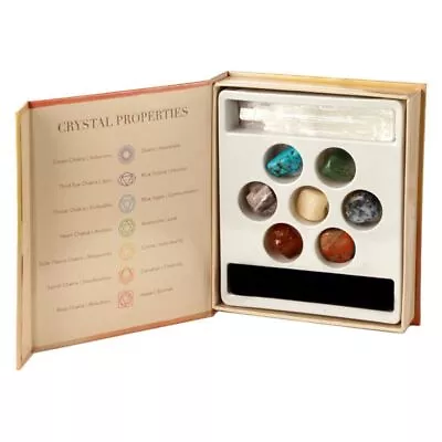 Boxed Set Of 7 Chakra Stones With A Crystal • £9.99