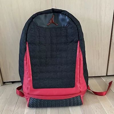 Air Jordan Retro 13 Men's Backpack Black Red 9A1898-KR5 Bookbag Gym Sports Large • $60