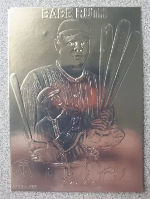 1996 Limited Edition .999 Silver Babe Ruth  The Babe  Serial#008472 • $0.99