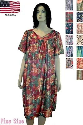 Women's Dress MuMu Plus Size 1X 2X 3X 4X Assorted Colors • $16.98