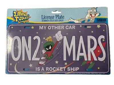 Marvin The Martian ON@ MARS Metal License Plate NEW Rare HTF Looney Tunes • $14.99