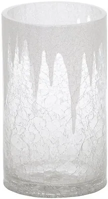 Yankee Candle Large 'icicles' Jar Holder - Crackle Glass Votive • £22.50