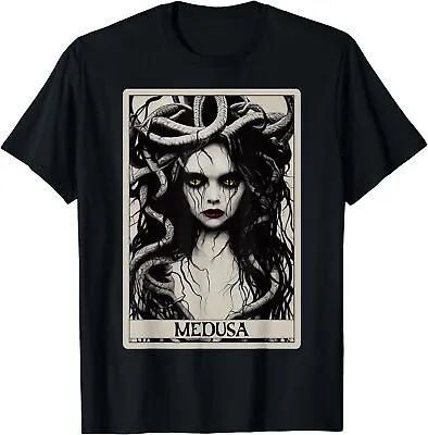 NEW LIMITED Greek Mythology Medusa Card Design Best Gift Idea Tee T-Shirt S-3XL • $23.02