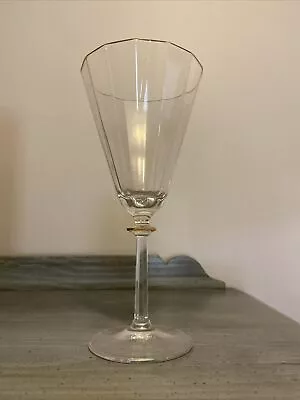 Mikasa South Hampton Gold Water Goblet Discontinued Rare • $28