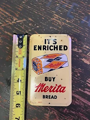 Vintage Style Merita Bread STAMPED PAINTED METAL SIGN SODA POP COKE. • $50