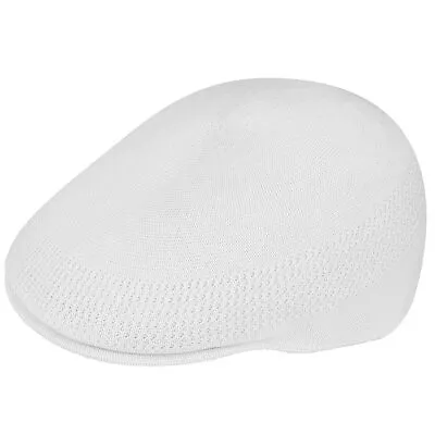 Kangol Original 507 Tropic Ventair Cap Flat Cap Hat White New • £46.52