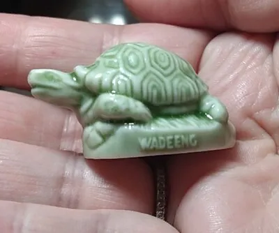 Wade England Green Turtle Tortoise Figurine Ceramic Whimsies Miniature Vintage • £12.24