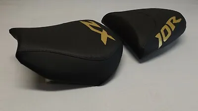 Kawasaki Zx10r Ninja 04/05  Black C F Text./gold  Custom Front& Rear Seat Covers • $89