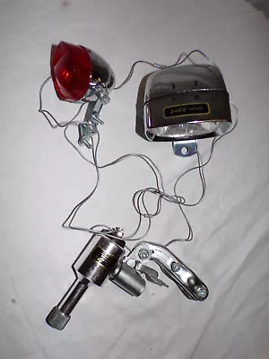 Vintage DORCY CYCLE 12V Super Bright Generator Lighting Set~New Old Stock Taiwan • $39.99