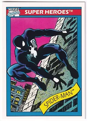 1990 Impel Marvel Universe #2 Spider-Man Black Costume • $2.50