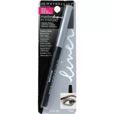 Maybelline Master Drama Creamy Glide Pencil Liner - Made Of Steel (410) • $6.75