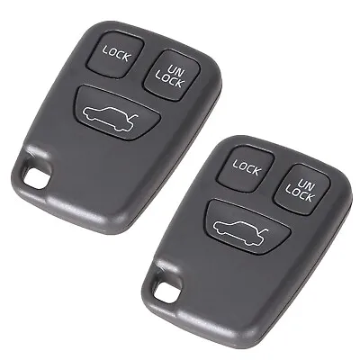 2Pcs For Volvo S40 S70 C70 V40 V70 3 Buttons Smart Remote Key Case Shell Fob • $4.99