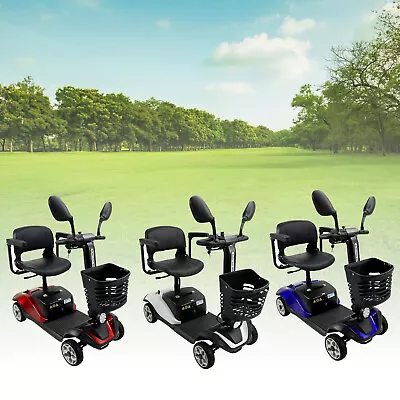NEW Mobility Elderly Scooter Folding Scooter 4 Wheel Electric Powered Scooter • $638.65