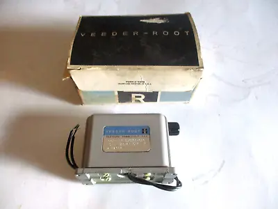 Vintage Veeder-Root Mechanical 6 -Digit Counter  NEW OLD STOCK W/BOX & SCREWS • $22.50