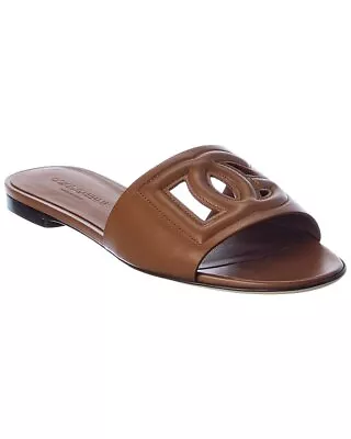 Dolce & Gabbana Dg Logo Leather Sandal Women's • $399.99