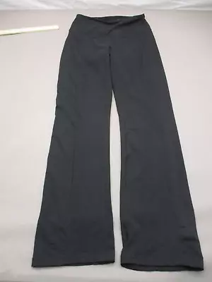 MARIKA Size M Womens BLK High Rise Stretch Waist Pull On Flared Track Pants 109 • $9.50