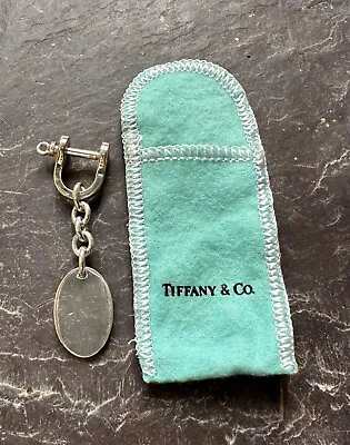 RARE Tiffany & Co 925 Sterling Silver Shackle Valet Ring Key Chain VERY GOOD • $249