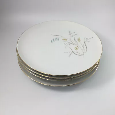 $40 • Buy Vintage Eschenbach Lyra Baronet China Dinner Dishes Plates Set Of 4 Germany