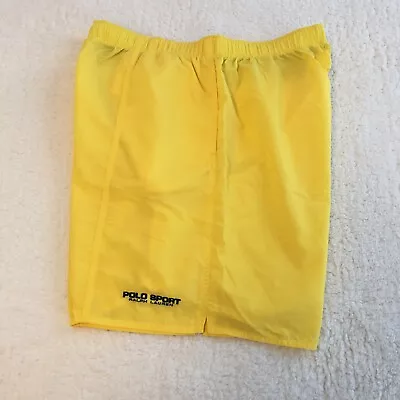 Vintage 90s Polo Sport Ralph Lauren Swim Trunks Bathing Suit Shorts Mens Size XL • $22.95