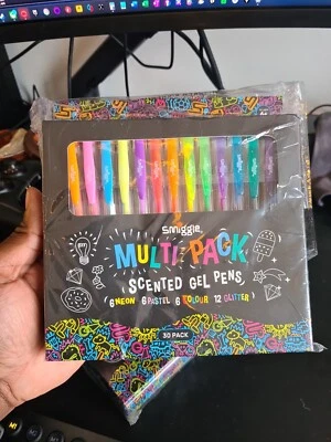 £9 • Buy Smiggle Multi Pack Scented Gel Pens 30pack, 6neon, 6pastel, 6colour, 12glitter