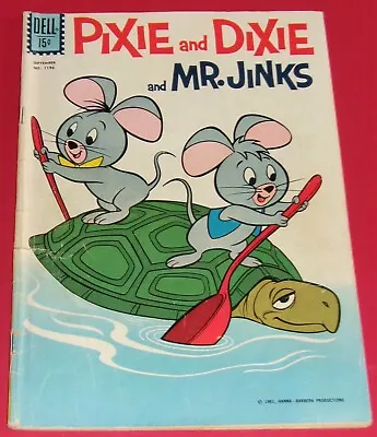  Pixie&dixie&mr.jinks  15 Cent Dell Comic #1196 July-sept 1961 In Good Condition • $2.99