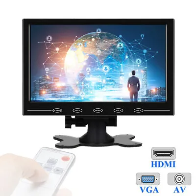 9  Inch LCD CCTV Monitor Mini PC Screen HDMI VGA AV/RCA 1080P Video W/ Speaker • $89.97