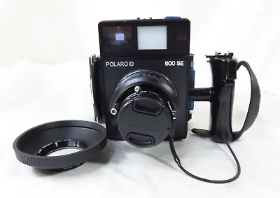 Polaroid 600SE Instant Camera + Mamiya 127mm F4.7 + Lens Hood - EX COND • $399