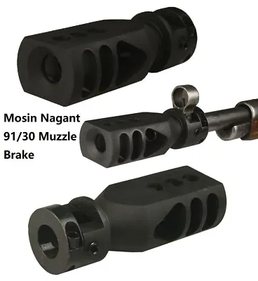 Steel Mosin Nagant M91/30 Bolt On Muzzle BrakeLow Concussion Competition   • $42.99