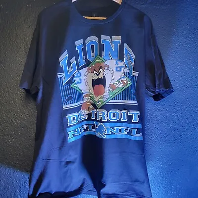 Detroit Lions Taz Reprint Of A Rare Vintage! XL • $28.99