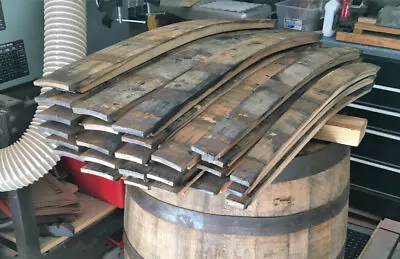 Whiskey Barrel Staves From A Used Oak Whiskey Barrel • $21