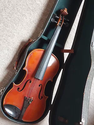 $149 • Buy Nice Old German 3/4 Violin Violon Nicely Flamed  Copy Of Antonius Stradivarius 