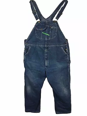 KEY Imperial Mens Denim Bib Overalls Size 48 X 32 • $20