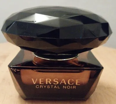 Versace Crystal Noir Vintage Eau De Toilette EDT Spray 1.7 Oz RARE BATCH # ITALY • £49.76