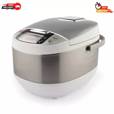 Rice Multi Cooker Family Sized 10 Cup Capacity 860W Soft Touch Control Fast Cook • $84.49