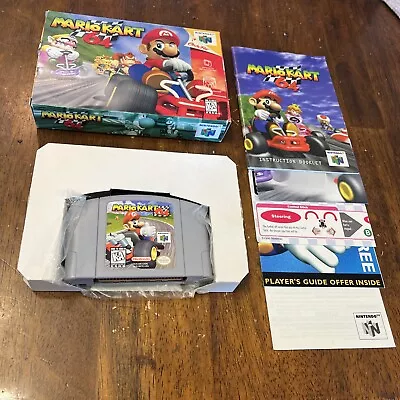 Mario Kart 64 (Nintendo 64 N64) Complete In Box (Cib) • $139.95