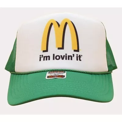 McDonalds Trucker Hat Mesh Cap Snapback Hat Adjustable  I'm Lovin It • $18.99