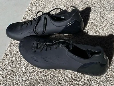 $149 • Buy Specialized S-works Lace Up Shoes Size 46  Matte-Black  Carbon Sole Groovy!