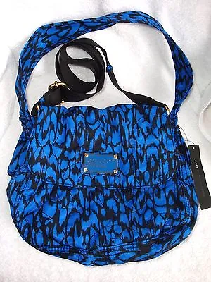 Marc By Marc Jacobs Standard Supply Lil Ukita Blue Black Crossbody Shoulder Bag • $129
