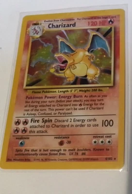 $103 • Buy Pokémon TCG Charizard Base Set 4/102 Holo Unlimited Holo Rare
